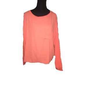 APT 9 Peach Womens Shirt